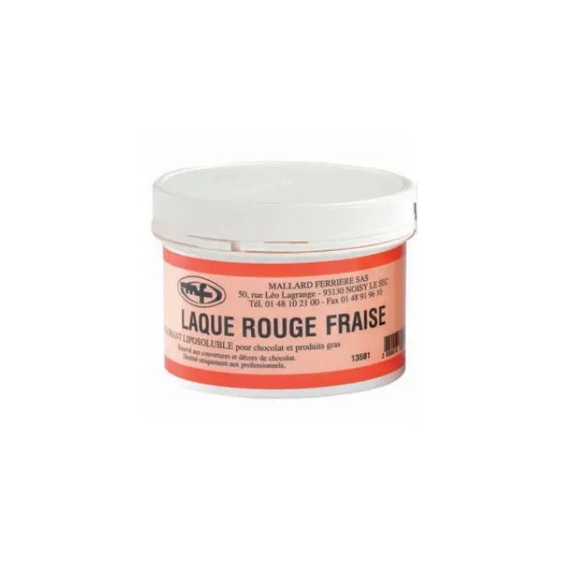 MALLARD FERRIERE Colorant alimentaire Rouge Fraise E129 Poudre Liposoluble 60g* Colorants Alimentaires