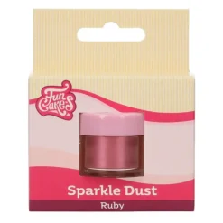 FUNCAKES Colorant Alimentaire Ruby Métallisé 3,5 g* Décoration Comestible