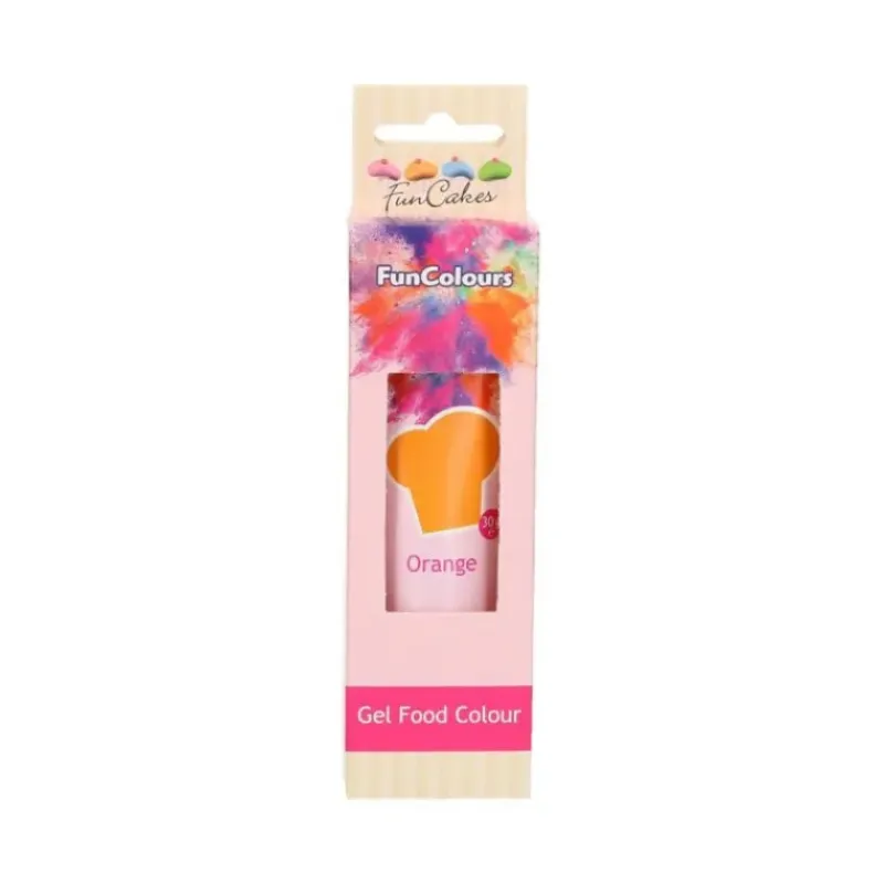 FUNCAKES Colorant gel alimentaire Orange 30 g* Colorants Alimentaires