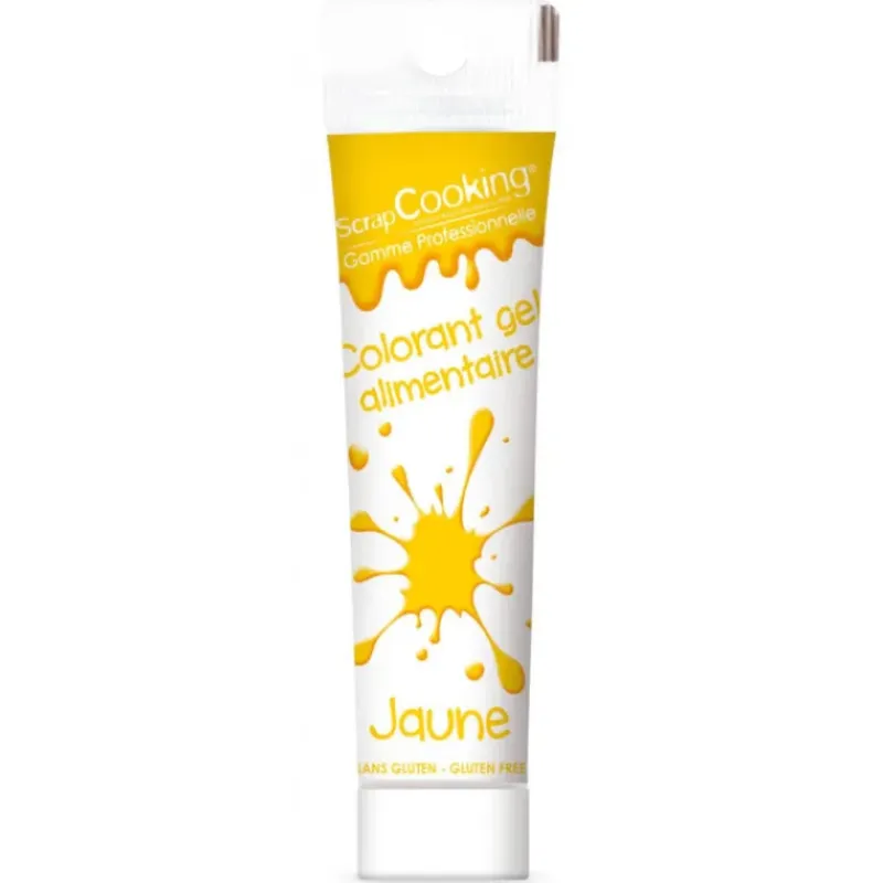 SCRAPCOOKING Colorant Gel Alimentaire Jaune 20g* Colorants Alimentaires