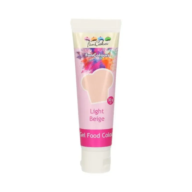 FUNCAKES Colorant gel alimentaire Beige clair 30 g* Colorants Alimentaires