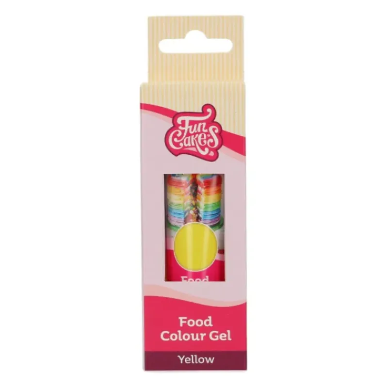 FUNCAKES Colorant gel alimentaire Jaune 30 g* Colorants Alimentaires