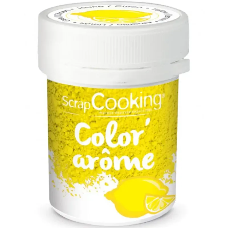 SCRAPCOOKING Color'Arôme Jaune / Citron 10g* Colorants Alimentaires