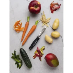 MICROPLANE Économe à Lame Pivotante Specialty Noir* Eplucheurs, Dénoyauteur