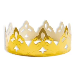 CUISINEADDICT Couronne de Reine Bella Or x100* Décoration Gâteau