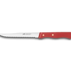 SABATIER Couteau à Steak Cranté 11,5 cm Rouge* Couverts