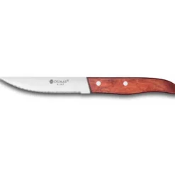 SABATIER Couteau à Steak Dallas 12,5 cm Manche Bois* Couverts
