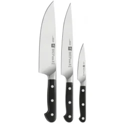 ZWILLING Couteau D'office 10 cm, Couteau de Chef 20 cm et Couteau Tranchelard 20 cm PRO* Couteau D'office