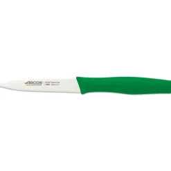 ARCOS Couteau d'Office Cranté Inox 10 cm Vert NOVA* Couteau D'office
