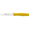 ARCOS Couteau d'Office Cranté Inox 10 cm Jaune NOVA* Couteau D'office
