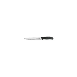 VICTORINOX Couteau Filet de Sole 20 cm Lame Flexible Noir* Couteau À Poisson