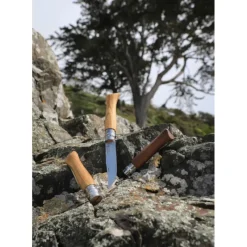 OPINEL Couteau N°9 avec Manche en Olivier* Couverts