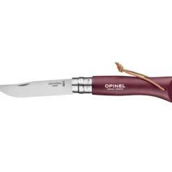 OPINEL Couteau N°8 Baroudeur Grenat Colorama* Couverts