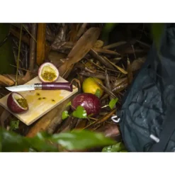 OPINEL Couteau N°8 Baroudeur Grenat Colorama* Couverts