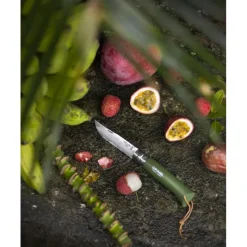 OPINEL Couteau N°8 Baroudeur Kaki Colorama* Couverts