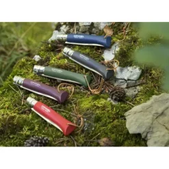 OPINEL Couteau N°8 Baroudeur Kaki Colorama* Couverts