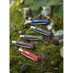 OPINEL Couteau N°8 Baroudeur Rouge Colorama* Couverts