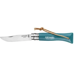 OPINEL Couteau N°6 Baroudeur Turquoise Colorama* Couverts