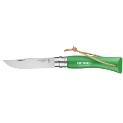 OPINEL Couteau N°7 Baroudeur Vert Prairie Colorama* Couverts