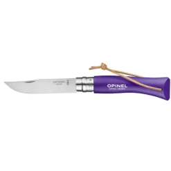 OPINEL Couteau N°7 Baroudeur Violet Colorama* Couverts