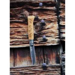 OPINEL Couteau N°8 Gravure Ski Sport* Couverts