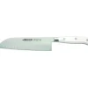 ARCOS Couteau Santoku Acier Inoxydable 18 cm RIVIERA blanc* Couteau Santoku