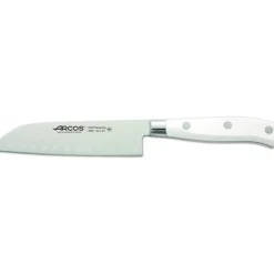ARCOS Couteau Santoku alvéolé 14 cm RIVIERA blanc* Couteau Santoku