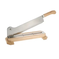 MALLARD FERRIERE Couteau sur socle en bois verni de 24 cm* Couteau À Pain