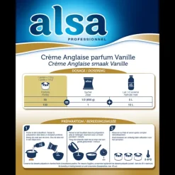 ALSA Crème Anglaise Express 1,3kg* Préparation Pâtisserie