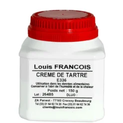 LOUIS FRANCOIS Crème de Tartre E336 150 g Louis François* Additifs Alimentaires