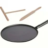 STAUB Crêpière 30 cm Fonte noire , manche Fonte* Poêles