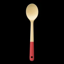 PEBBLY Cuillère de Cuisine Bambou 30 cm Rouge* Maryses Et Cuillères