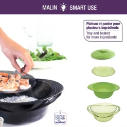 MASTRAD Cuit Vapeur en Silicone XL Vert* Cuiseur Vapeur