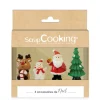 SCRAPCOOKING Décoration pour Gâteau Noël (x4)* Décoration Gâteau