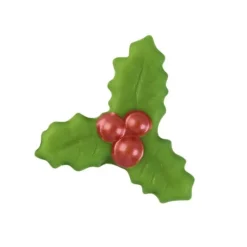 FLORENSUC Décors en Chocolat Feuille de Houx 4 x 4,3 cm (x112)* Décoration Comestible|Décoration Gâteau