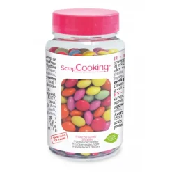 SCRAPCOOKING Décors en Sucre Dragées Multicolores 75 g* Décoration Comestible