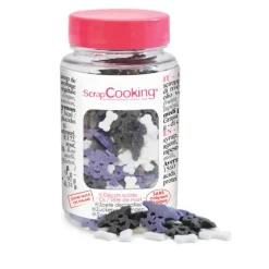 SCRAPCOOKING Décors en sucre Halloween Os et Tête de Mort 50g* Décoration Comestible