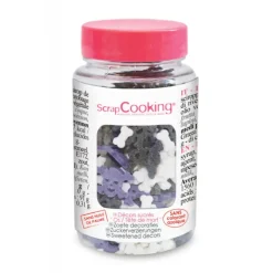SCRAPCOOKING Décors en sucre Halloween Os et Tête de Mort 50g* Décoration Comestible