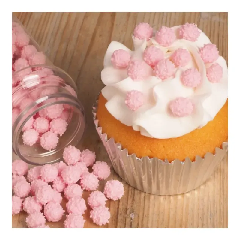 FUNCAKES Décors en Sucre Mimosa Rose 45g* Décoration Comestible