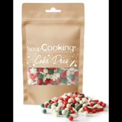 SCRAPCOOKING Décors en Sucre Mix 3D Noël 46 g* Décoration Comestible