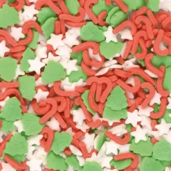 FLORENSUC Décors en Sucre Mélange Noël 1 kg* Décoration Comestible
