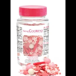 SCRAPCOOKING Décors en Sucre Mélange Rods Rose 70 g* Décoration Comestible