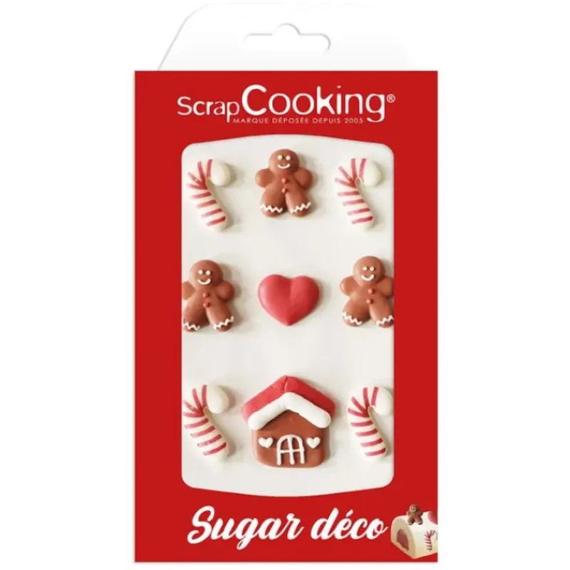 SCRAPCOOKING Décors en Sucre Pain d'Epices et Sucre d'Orge* Décoration Comestible