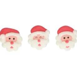 FUNCAKES Décors en Sucre Père Noël (x8)* Décoration Comestible