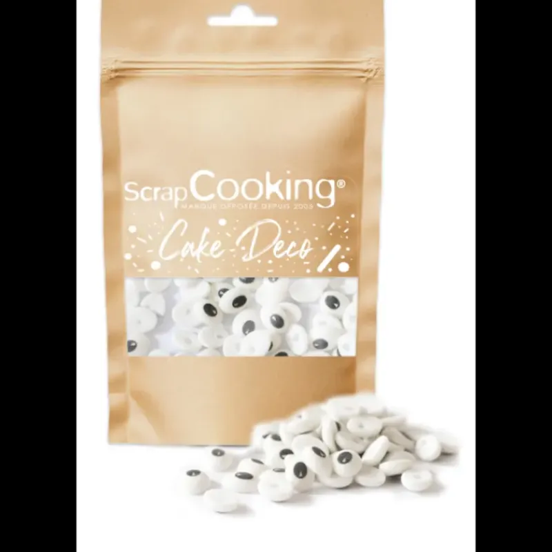 SCRAPCOOKING Décors en Sucre Yeux 40 g* Décoration Comestible