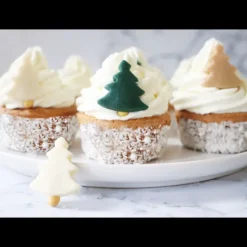 SCRAPCOOKING Décors Pâte d'Amande Sapin Noël (x6)* Décoration Comestible