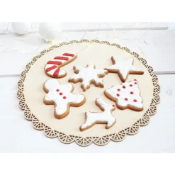 SCRAPCOOKING Découpoirs Noël Inox Dorés x3* Emporte Pièce - Découpoir Pâtisserie