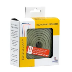 MATFER Découpoirs Ronds Cannelés Pairs Exoglass (Boîte de 9)* Emporte Pièce - Découpoir Pâtisserie