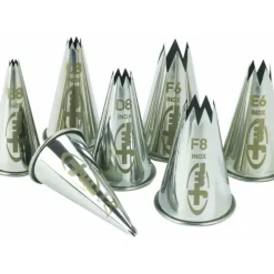 MALLARD FERRIERE Douille Cannelée Inox F5 Ø 18 mm Mallard Ferrière* Douilles Pâtisserie