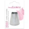 SCRAPCOOKING Douille Carrée Cannelée en Inox* Douilles Pâtisserie